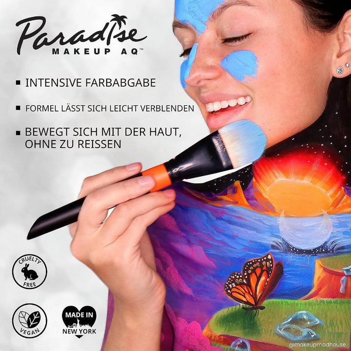 Mehron Paradise Make-up AQ 8 Color (Basic) | Magnetische nachfüllbare Körperfarben- und Gesichtsfarb