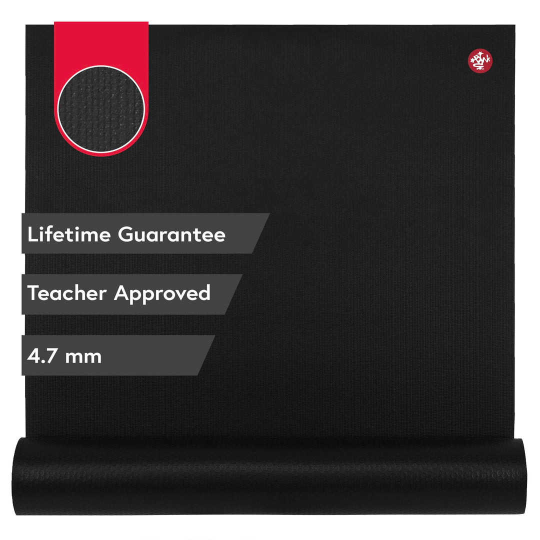 Manduka Prolite Yoga- und Pilates-Matte Schwarz 200 cm, Schwarz 200 cm