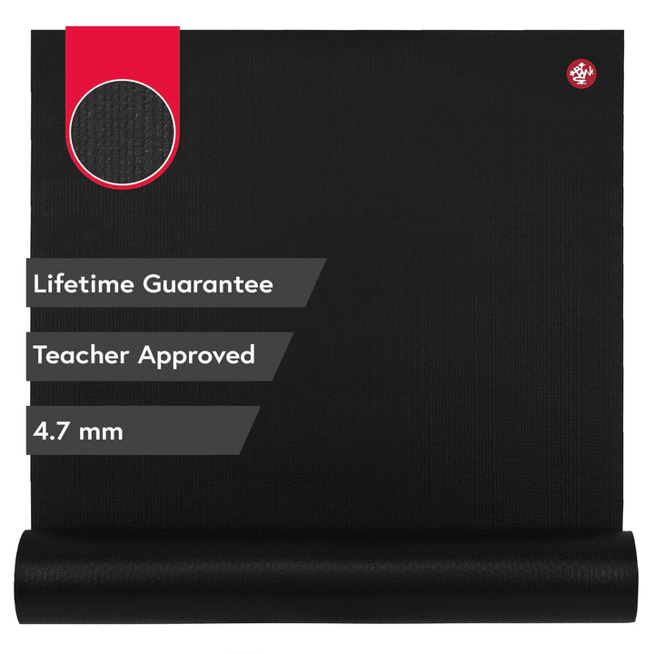 Manduka Prolite Yoga- und Pilates-Matte Schwarz 200 cm, Schwarz 200 cm