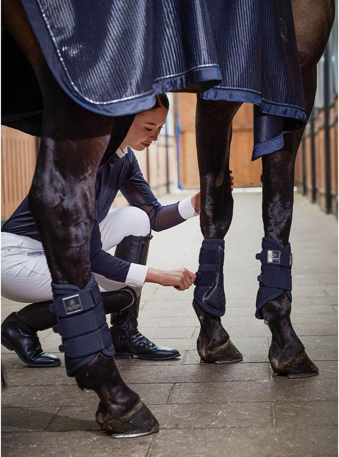 Eskadron Platinum Pure FS23 Softshell Gamaschen navy XL, navy XL