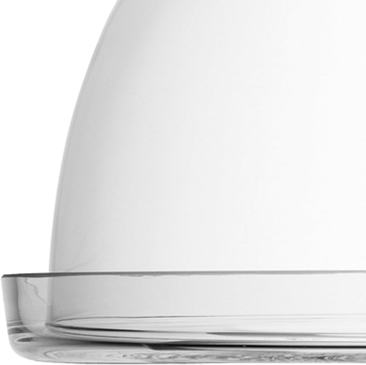 LSA Vienna Platte &amp; Haube Ø33cm/Ø30cm H22.5cm Klar, Ø33cm/Ø30cm H22.5cm