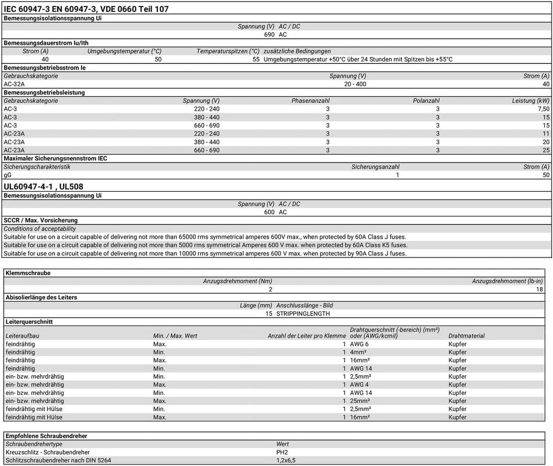 Kraus & Naimer KA40B T903 VE2 +F437 Umschalter 3-polig 40A mit Stellung Netz 0 Notstrom Schnappbefes