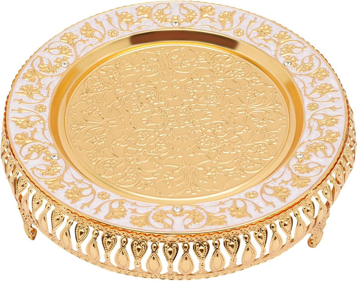 Kaffeetasse und Teekanne Set | Teeservice Set für Teetisch Dekoration Teeservice 6 Stück Zinklegieru