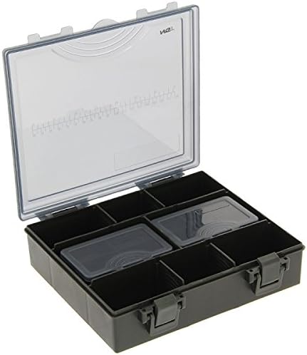 NGT Karpfen-Angelset, 4+1-Angelkasten-Set, Tragetasche Quickfish, Stiff-Rig-Kasten, Fischbehälter