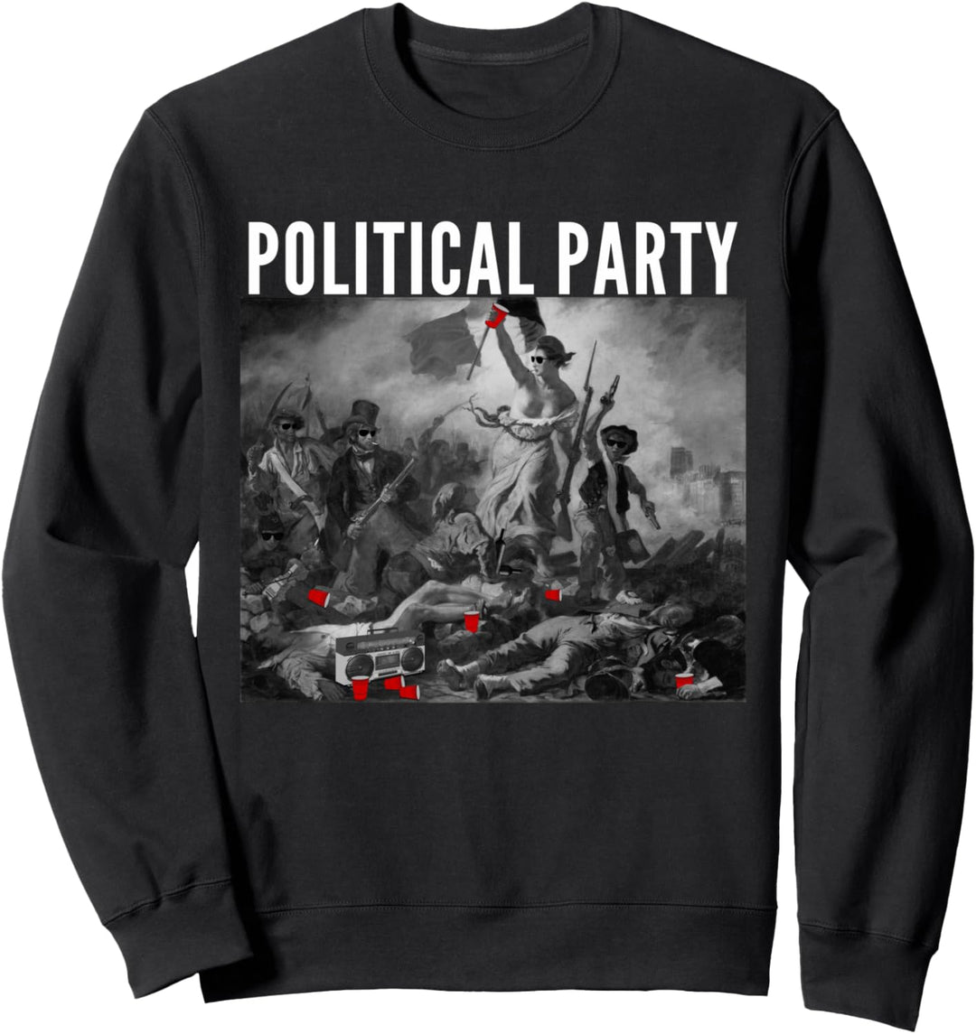 Lustiges Biertrinker-Geschenk für politische Partys, französische Revolution. Sweatshirt