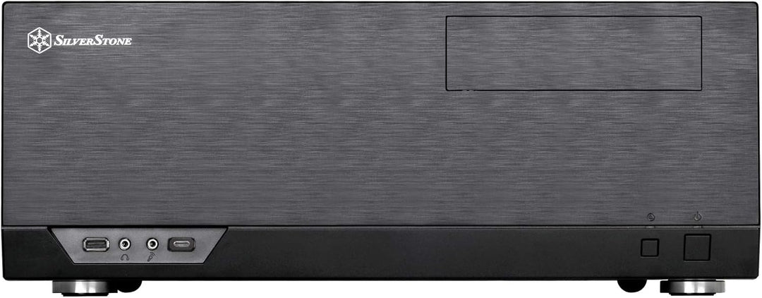 Silverstone SST-GD09B-C - Grandia HTPC ATX Desktop Gehäuse mit hochleistungsfähigem und geräuscharme