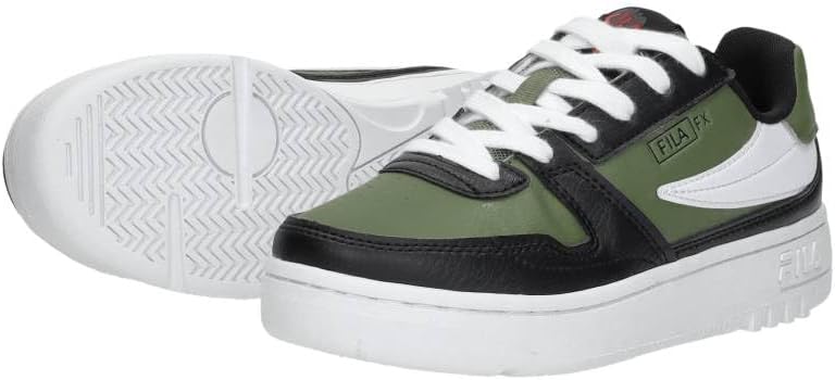 FILA Unisex Kinder Fxventuno Teens Sneaker 38 EU Oil Green Black, 38 EU Oil Green Black