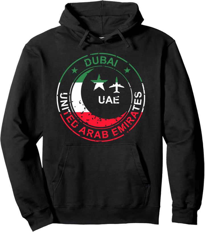 Dubai VAE Pass für Reisende und Touristen Pullover Hoodie