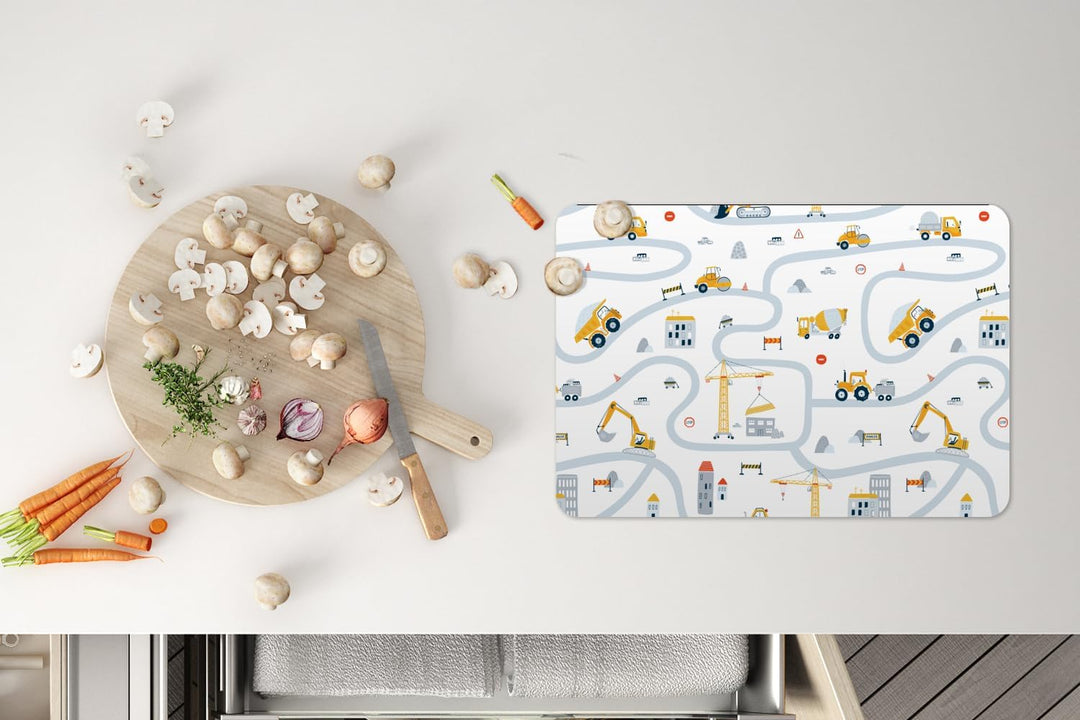 KitchenYeah© Platzsets Abwaschbar 6-Teilig 45x30 cm Tischsets Platzdeckchen Platzset Unterlage Tisch