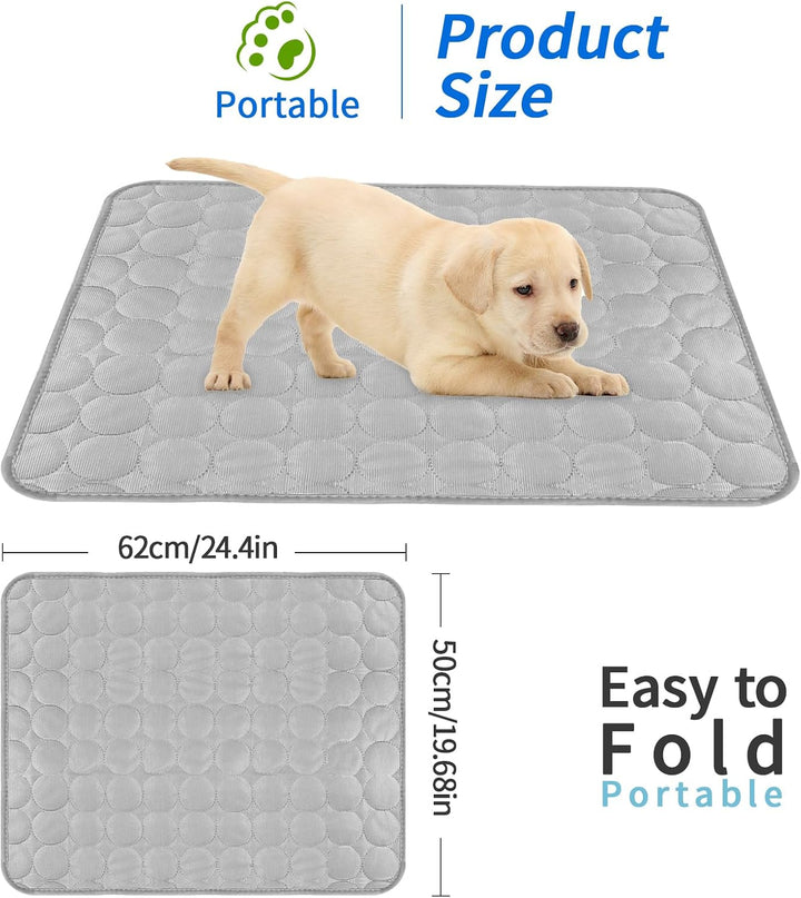 Kühldecken Schlafplätze &amp; Möbel für Hunde 62×50cm Katzen Kühlmatte Hund Ohne Gel Kühlplatte Kaninche