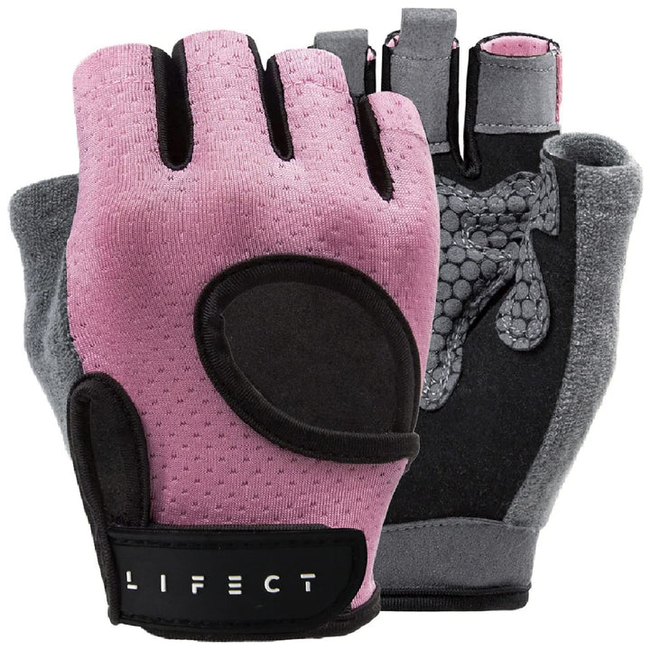 LIFECT Essential Atmungsaktive Trainingshandschuhe, fingerlose Trainingshandschuhe zum Gewichtheben