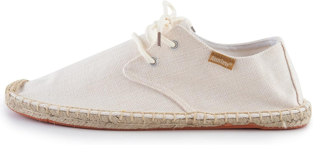 Alexis Leroy Lace Up Herren Espadrilles 42 EU Beige 22ss, 42 EU Beige 22ss
