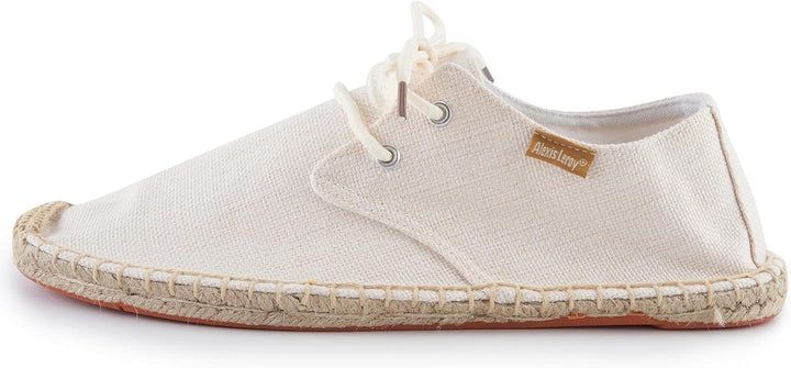 Alexis Leroy Lace Up Herren Espadrilles 42 EU Beige 22ss, 42 EU Beige 22ss
