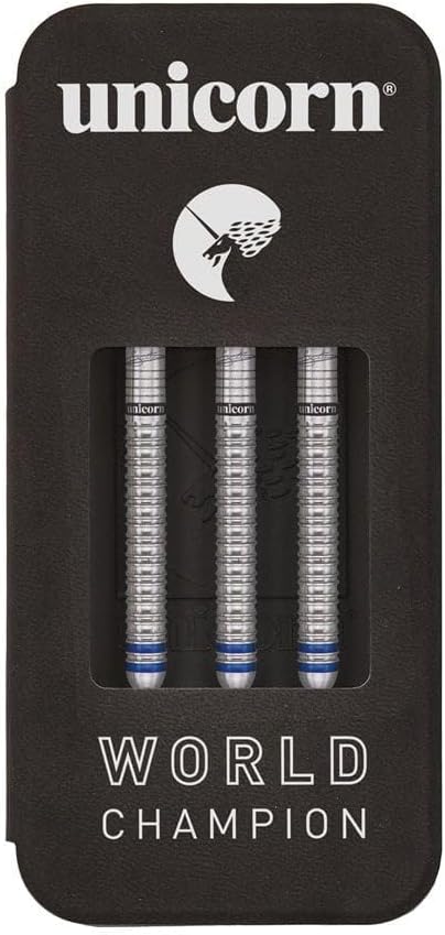 Unicorn 2019 Edition-Gary Anderson World Champion 90 Percent Dartpfeile aus Wolfram 23 g blau, 23 g