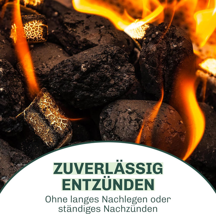Blumixx Anzündwürfel – Grillanzünder, Kaminanzünder und Kohleanzünder – Perfektes Grill Zubehör für