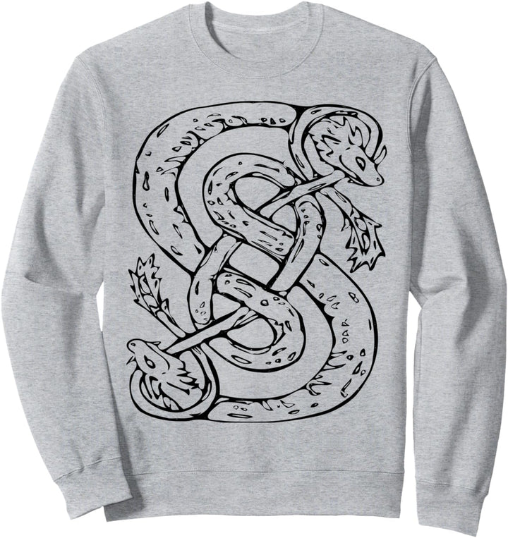 Keltisches Schlangen-Design Sweatshirt