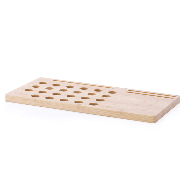 Homede Laptopunterlage 57,5 x 29,5 x 3 cm Laptopständer Knietablett Laptoptisch Luftlöcher Bambus Mi