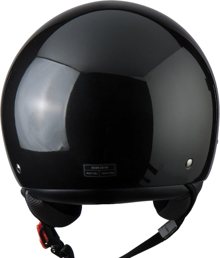 BHR Demi-Jet Helm 803 Simply, Praktischer Rollerhelm mit ECE-Zulassung, Motorrad-Jet-Helm mit abnehm