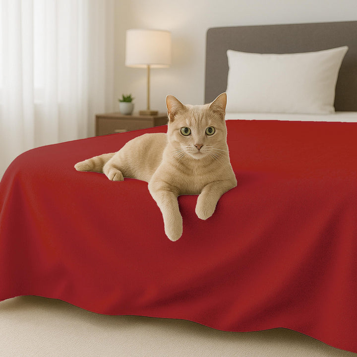 Byour3 - Tagesdecke Reine Baumwolle 100% LICHT Doppelbett Einzelbett Queen Size Bettdecke Rechteckig