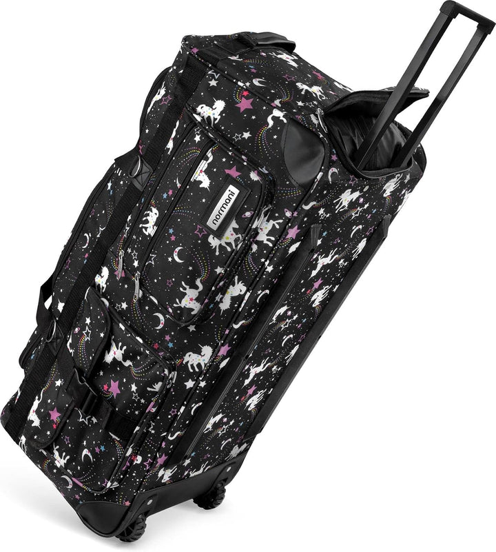 normani Stabile Reisetasche Trolley Big Size XL 80-150 Liter mit 2 Rollen –Robust und wasserabweisen