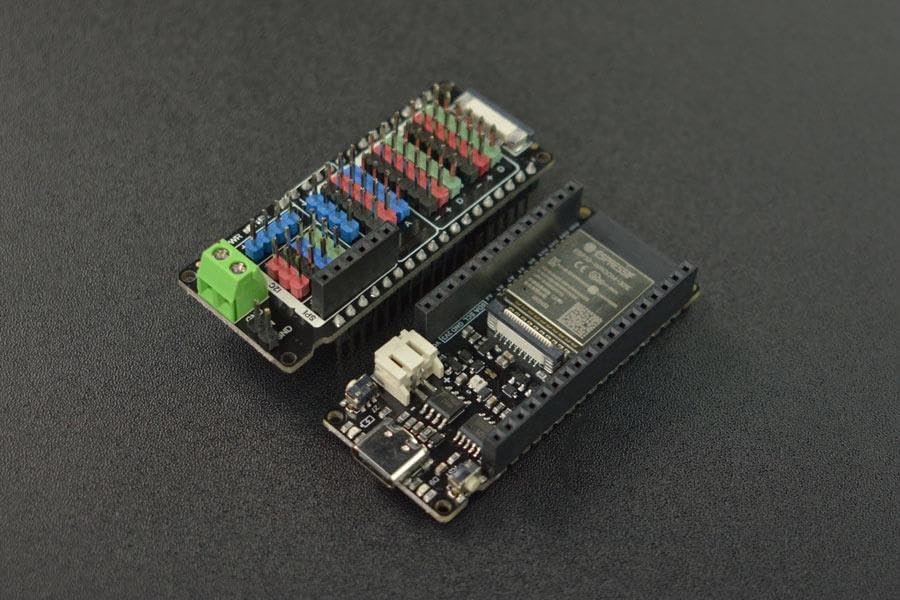 DFRobot AI Starter EEDU Kit, 16 teilig, ESP32, WiFi & BT, Huskylens Kamera, Relais, MP3-Player, 3W