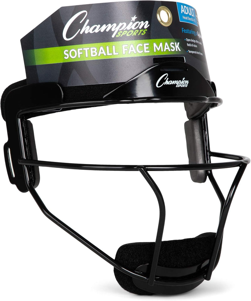 Champion Sports Softball-Gesichtsmaske – strapazierfähiger Fielder-Kopfschutz – Premium-Sport-Zubehö