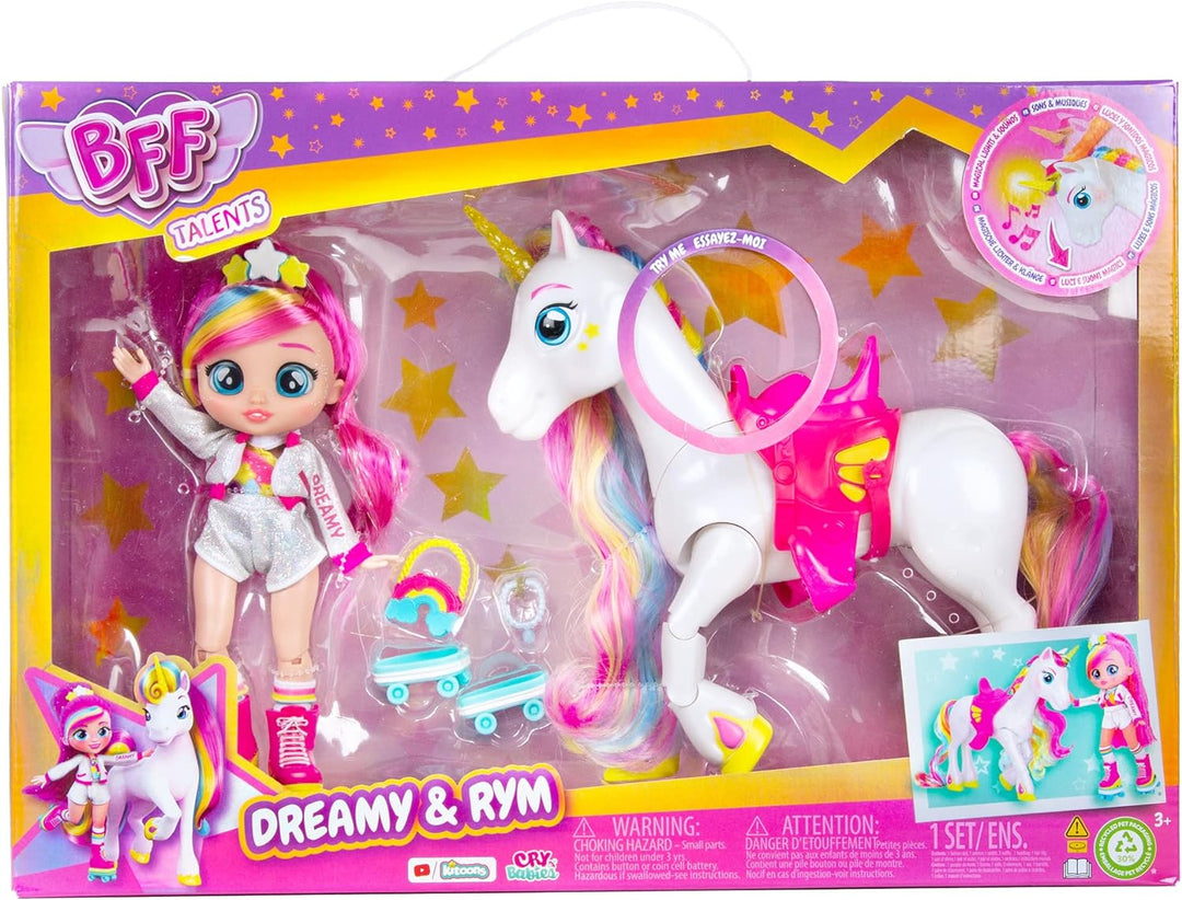 BFF BY CRY BABIES Enthält exklusiv die Dreamy Puppe und Ihr Einhorn Rym! - Dreamy &amp; Rym Puppe Spielz