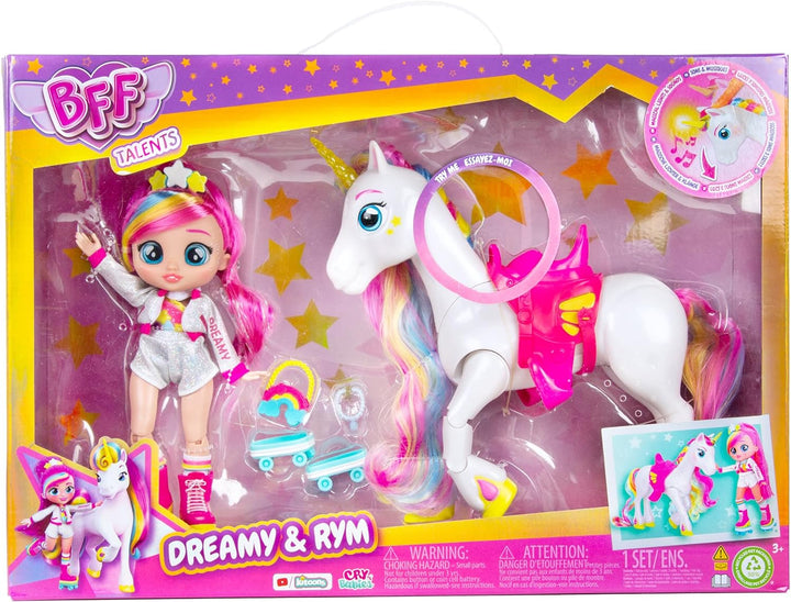 BFF BY CRY BABIES Enthält exklusiv die Dreamy Puppe und Ihr Einhorn Rym! - Dreamy &amp; Rym Puppe Spielz