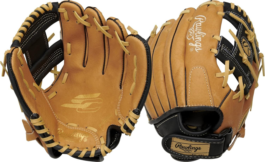 Rawlings Sure Catch Glove Series | T-Ball & Youth Baseballhandschuhe | Grössen 24,1 cm - 29,2 cm Lin