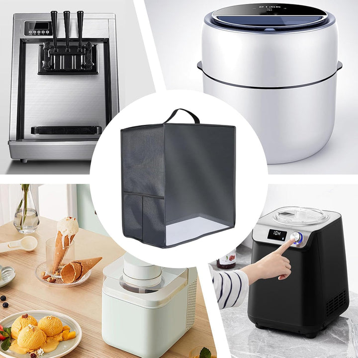 Staubschutz Für Eismaschinen | Kleine Haushaltsgeräte Abdeckhauben Mit Griff,40 X 26 X 45 cm Spritzw