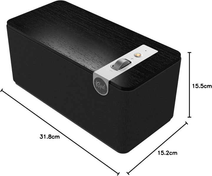 Klipsch The One Plus Premium Bluetooth-Lautsprechersystem, Matt Black