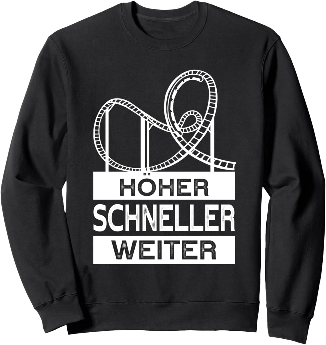 Achterbahn Freizeitpark Adrenalin Junkie Sweatshirt
