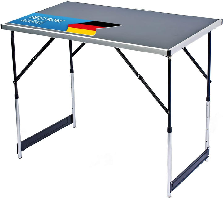 GOODS+GADGETS Klappbarer Multifunktionstisch Mehrzwecktisch Campingtisch Camping-Set Klapptisch Mark