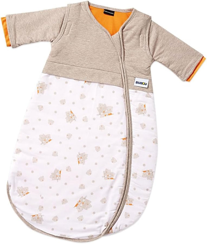 Gesslein 772097 Bubou Babyschlafsack mit abnehmbaren Ärmeln: Temperaturregulierender Ganzjahreschlaf