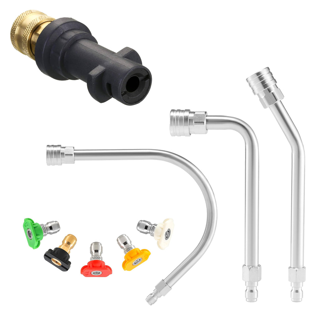 M MINGLE Hochdruckreiniger-Verlängerungslanze mit Adapter, kompatibel mit Karcher K-Serie (K2-K7), D