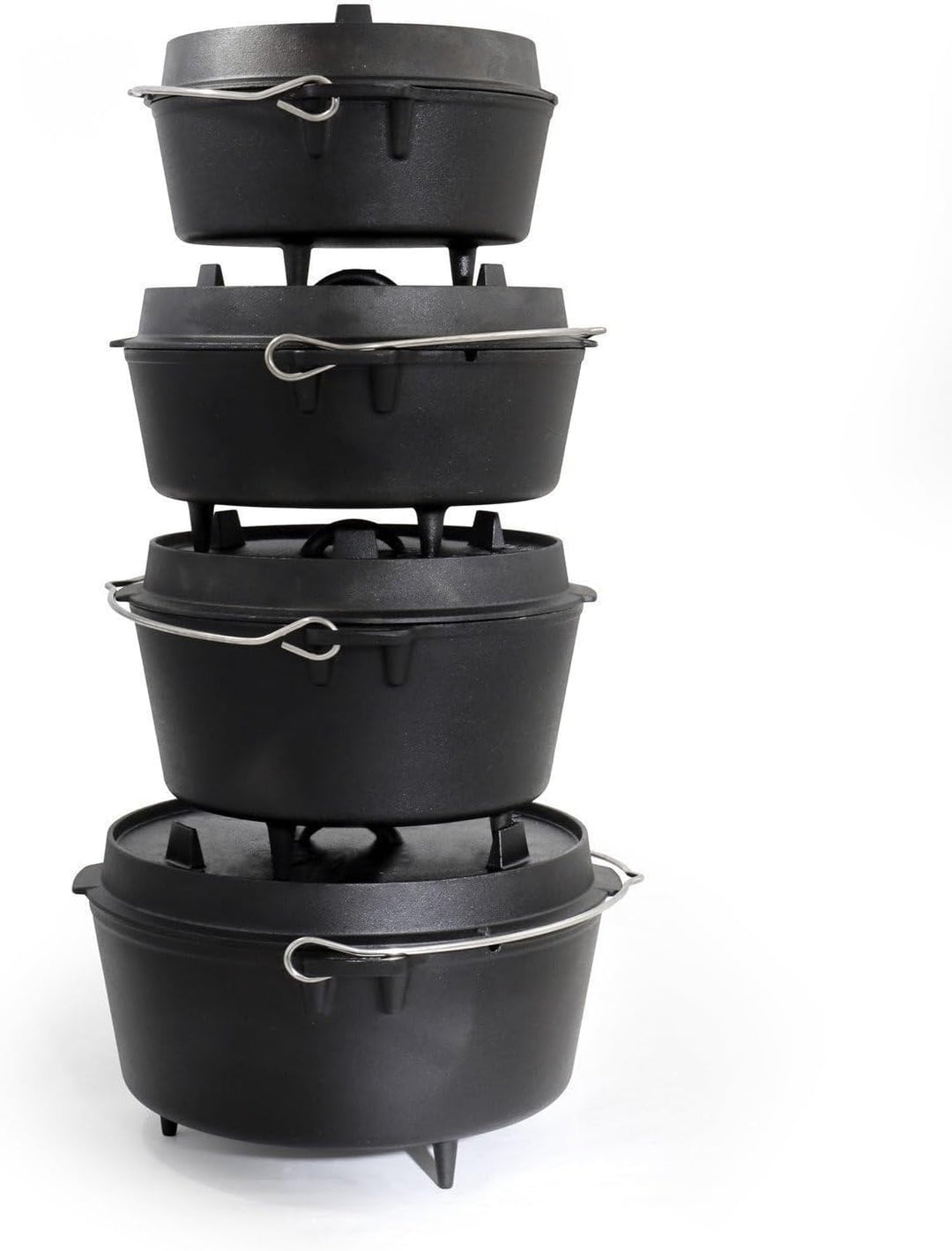 Origin Outdoors 179662 Grapen Feuertopf, Aluminium, Silber