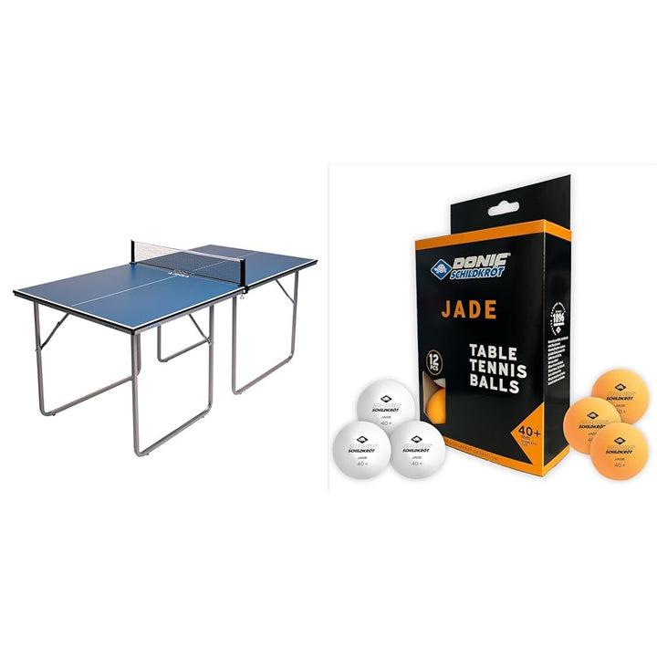 JOOLA Midsize Tischtennisplatte, Freizeittisch, Tischtennistisch inklusive Tischtennisnetz Bundle mi