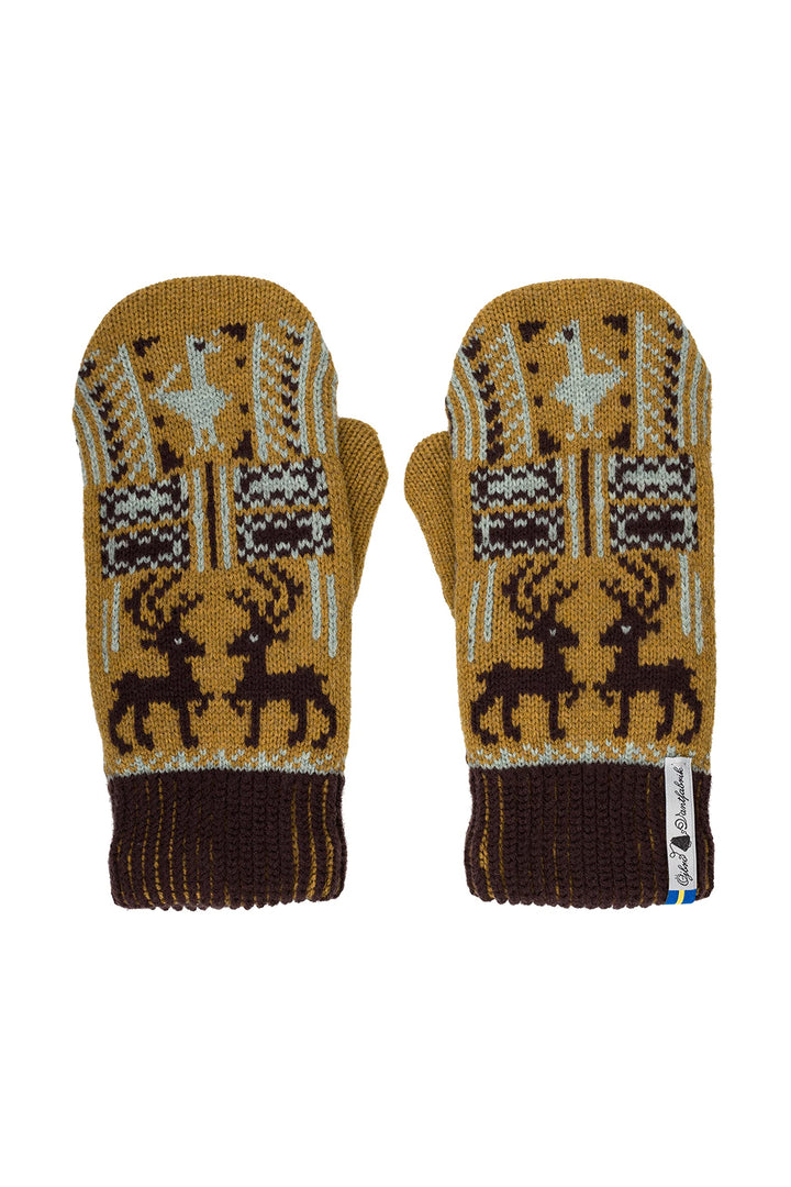 ÖJBRO VANTFABRIK Fäustlinge 4 Lagen 100% Merinowolle versch. Modelle, Grösse S-L (6-11) Handschuhe S