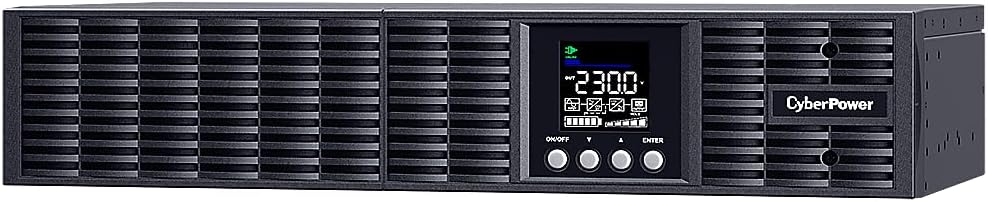 CyberPower OLS1000ERT2UA-B Doppelwandler Online USV 1000VA/900W, Tower/Rack 2U schwarz, Reine Sinusw