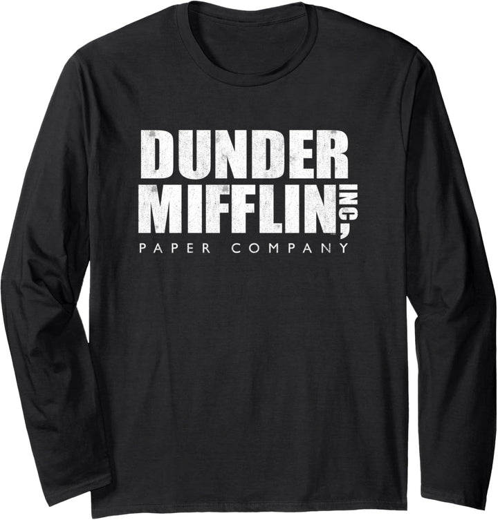 The Office Dunder Mifflin Vintage Langarmshirt