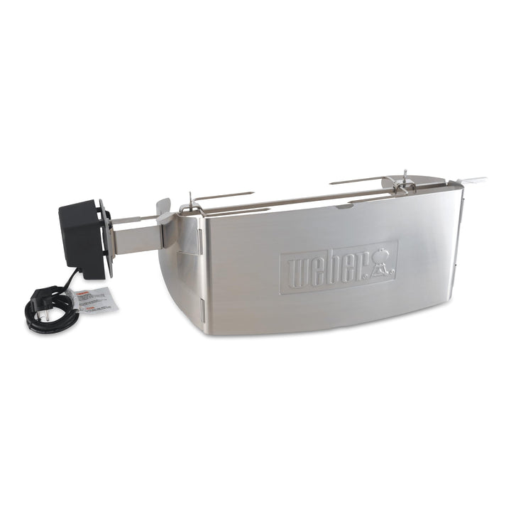 Weber Rottiserie - Drehspiess (Länge 77cm) für alle Q200-220-2000-2200 Modelle, mit elektrischem Mot