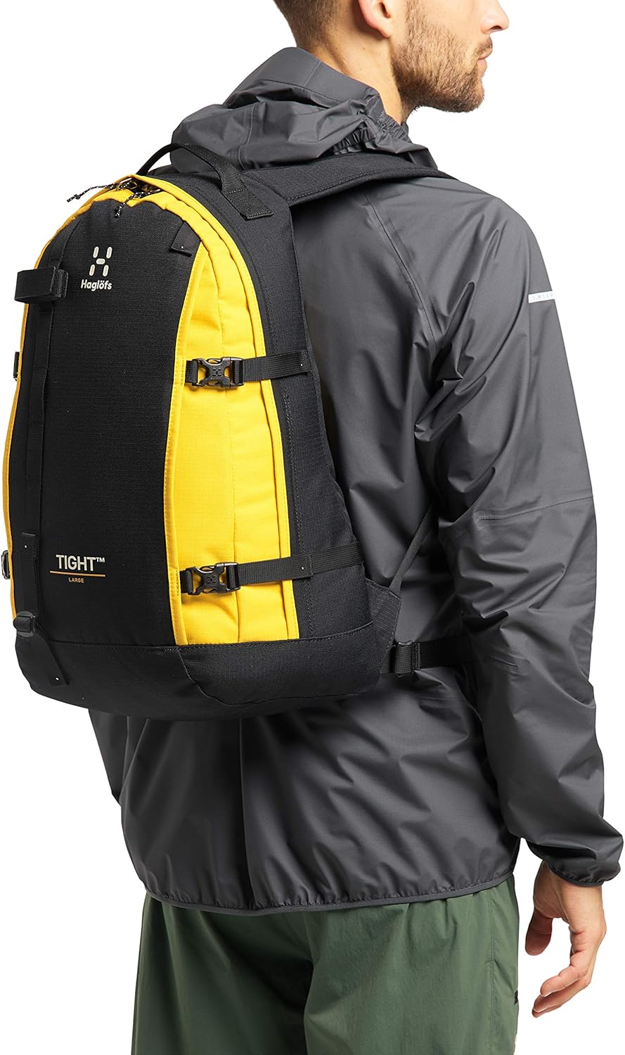 Haglöfs Tight Large Rucksack Einheitsgrösse True Black/Pumpkin Yellow, Einheitsgrösse True Black/Pum