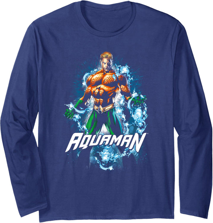 Aquaman Water Powers Langarmshirt