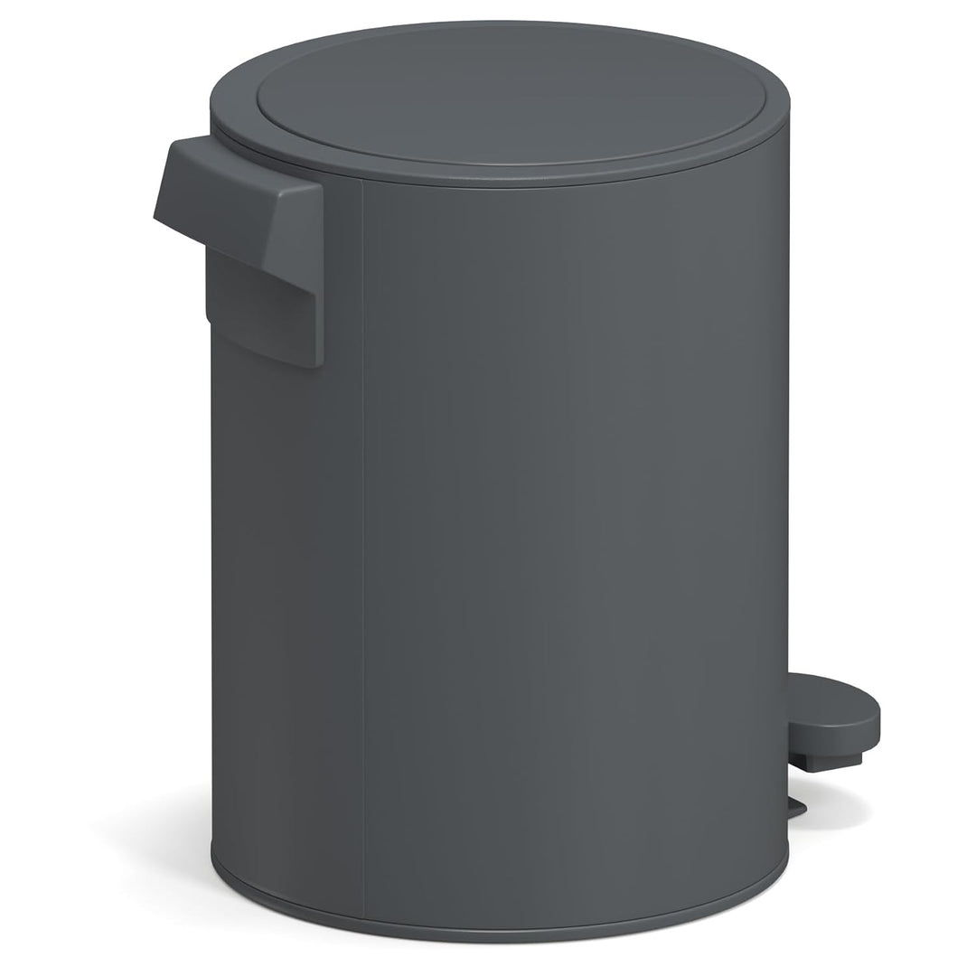 3 Liter Treteimer Edelstahl matt Softclose Klappdeckel leise schliessend Inneneimer Mülleimer Abfall
