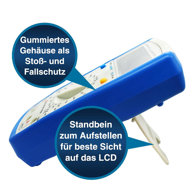 PeakTech LCR-Messgerät, max. 200 µF / 20 H / 20Mohm, 1 Stück, P 3730, Blau Weiss