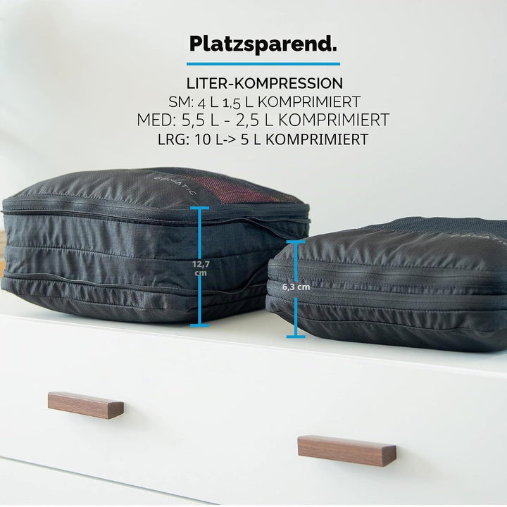 Gomatic Packing Cube Large | Packtasche | Organizer | Pack-Würfel | Kleider-Tasche | Kompressionsbeu