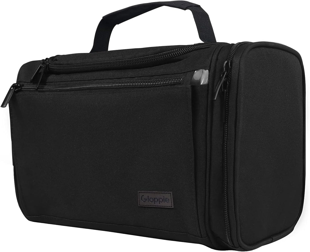 Gloppie Kulturbeutel Herren Damen Kosmetiktasche zum Aufhängen XXL Kulturtasche mit Henkel Hängend K