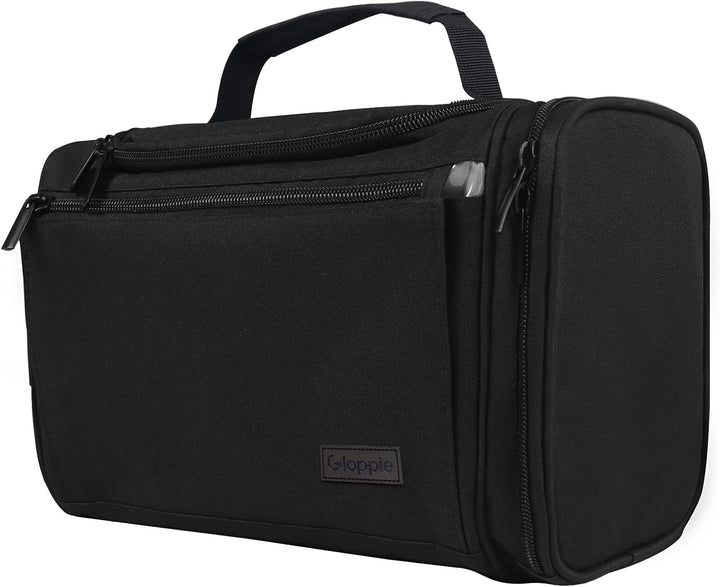 Gloppie Kulturbeutel Herren Damen Kosmetiktasche zum Aufhängen XXL Kulturtasche mit Henkel Hängend K