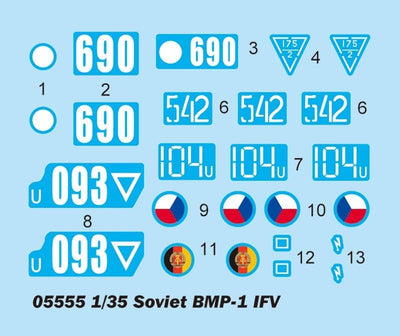 Trumpeter 05555 Modellbausatz Soviet BMP-1 IFV