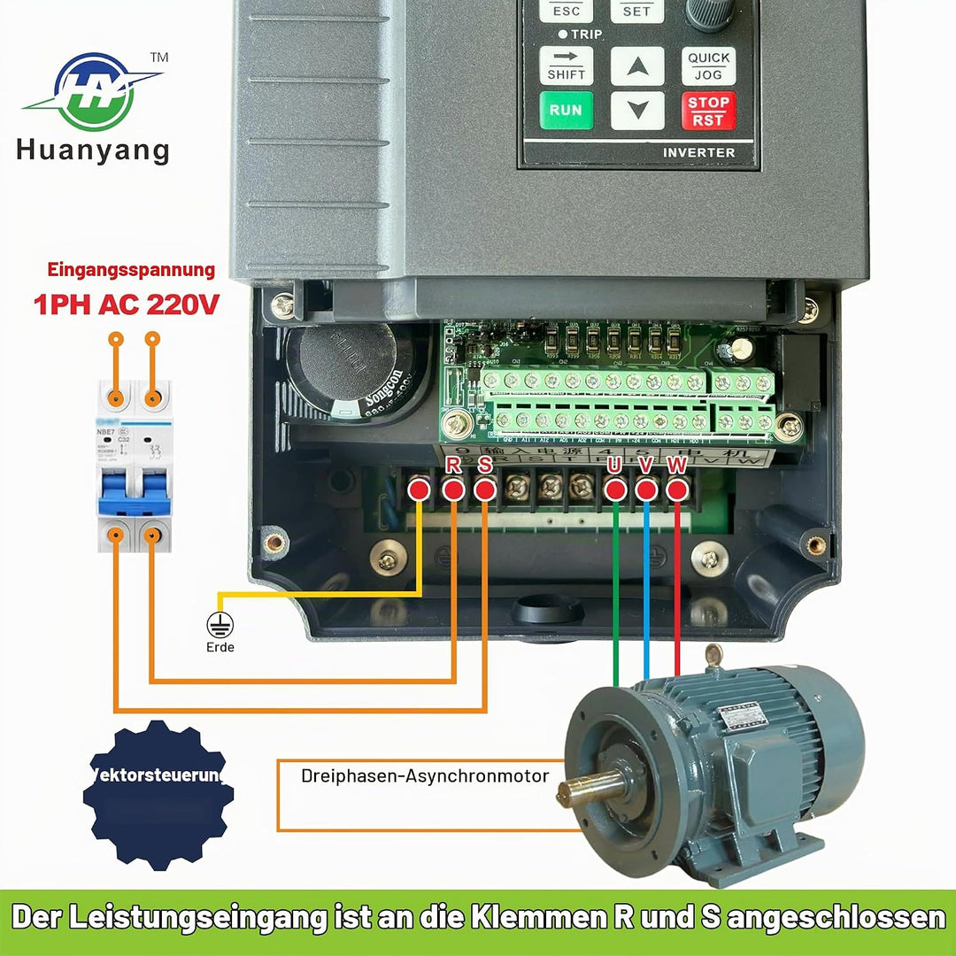 Vektorregelung Computerized Numerical Control (CNC) Frequenzumrichter (VFD) der Motor Inverter Konve